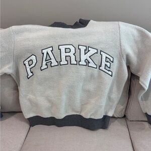 Gray and Black Parke Sweatshirt